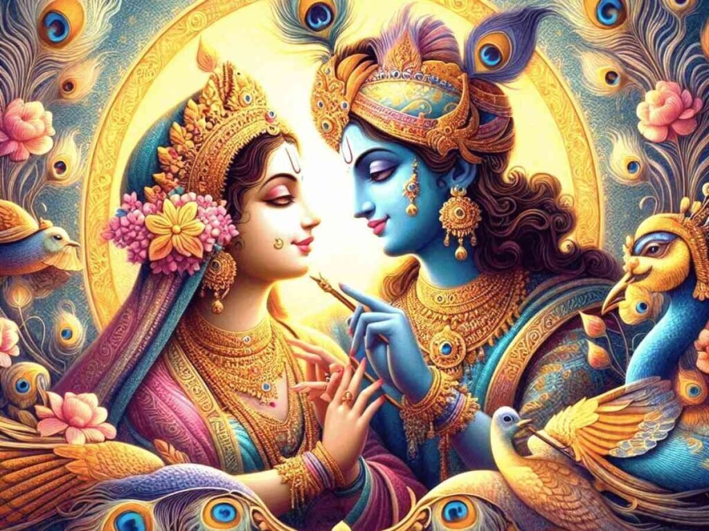 radha krishna hd wallpaper