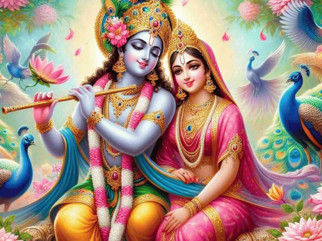 radha krishna beautiful wallpaper